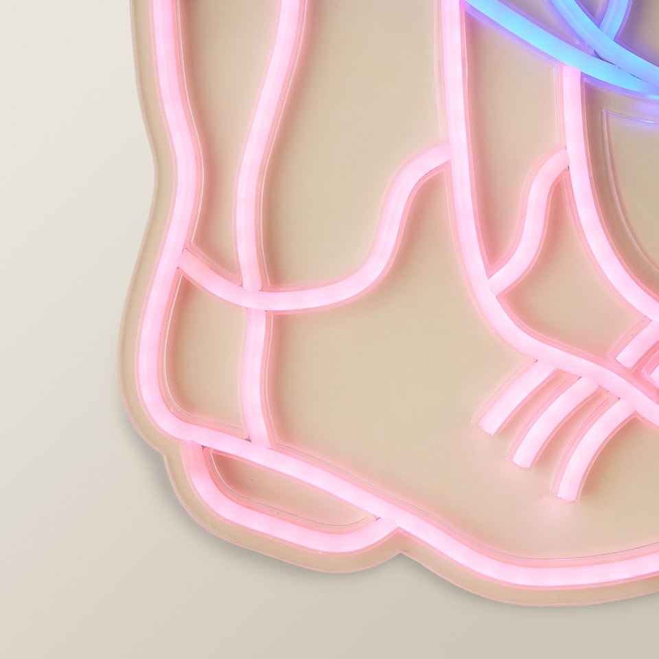 image 1 of ValueLights Cowboy Neon Sign Deoration Wall Light | Multi