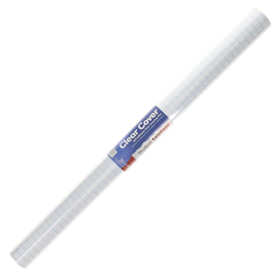 image 1 of 5mx50cm Clear Cover Roll by Student Solutions