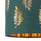 image 4 of Set of 2 Fern - Dark Green Cut Out 15.5cm Table Lamp Shades | Green | Gold | Small | 2