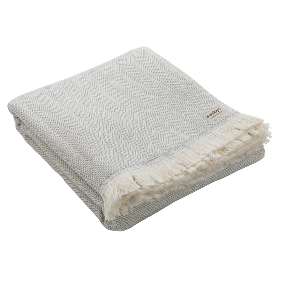 image 1 of Ukiyo HisakoAWARE 4 Seasons Towel - Grey - One Size | Grey