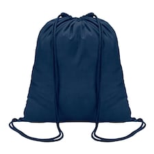 MidOcean Colored Cotton Drawstring Bag - Blue - One Size Blue