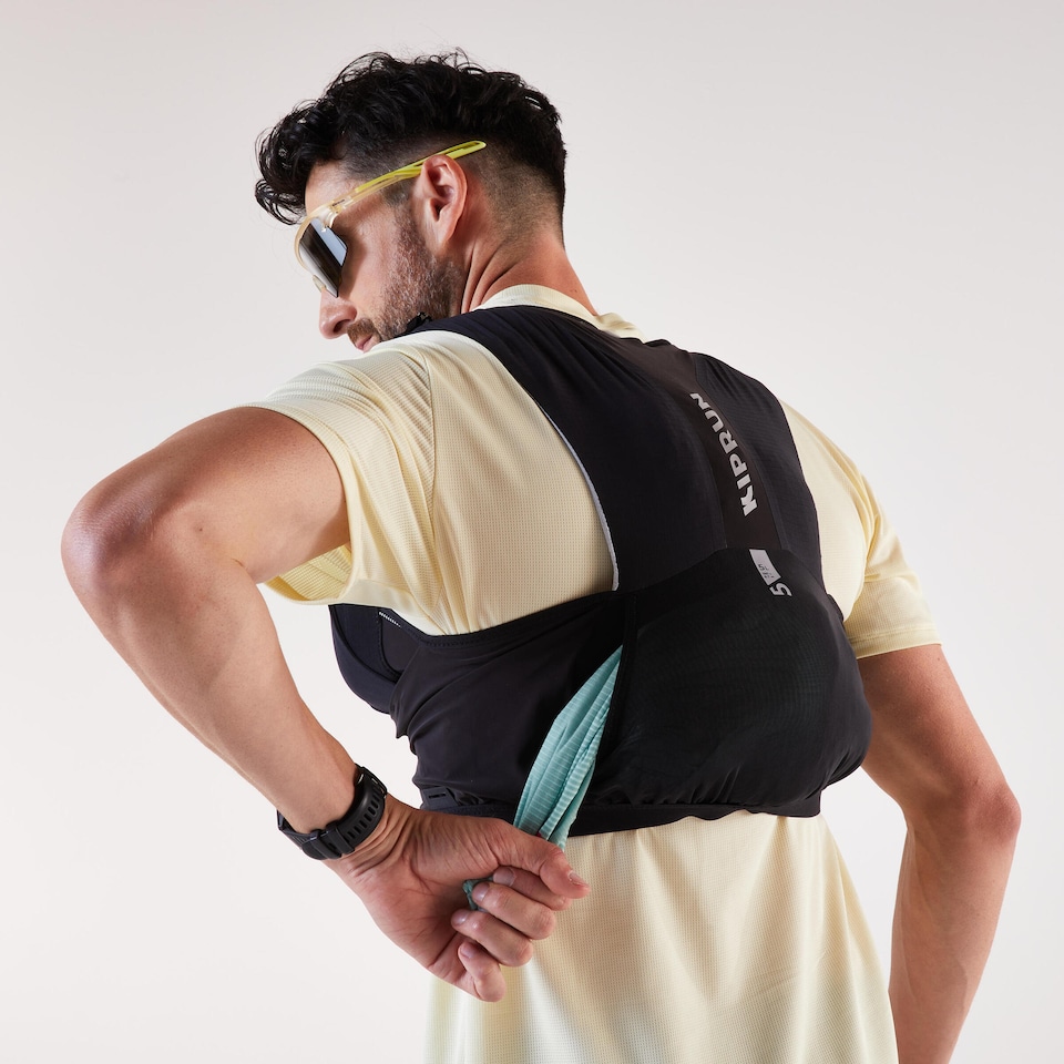 image 1 of Decathlon Kiprun 900 RACE Unisex Trail Running Competition Water Bottle Holder Vest - 5L