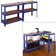 image 5 of House of Home Steel Racking Shelving 5 Tier Heavy Duty Garage Storage Racks Shelf Metal Unit | Blue