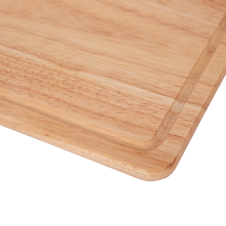 image 1 of Argon Tableware Rectangular Wooden Chopping Board - 30cm x 20cm | Brown | Brown