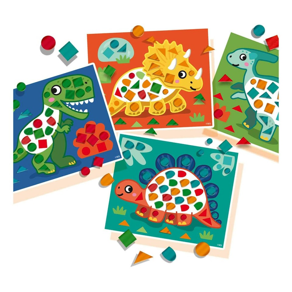 image 1 of SES CREATIVE I Learn to Make Dino Mosaics