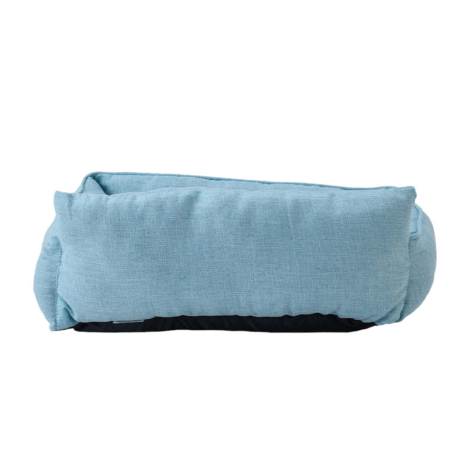 image 1 of Living and Home Cozy Sofa-Style Pet Bed — Soft, Supportive & Stylish | Blue | One Size