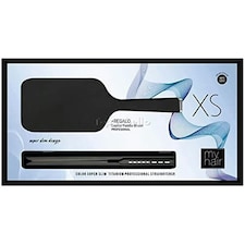 AGV Hair MyHair Set XS Straightener Matte Black + Black Paddle Brush