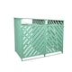 image 1 of Wooden Double Wheelie Bin Storage - Green