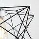 image 1 of ValueLights Retro Matt Black Geometric Star Design Ceiling Pendant Light Shade