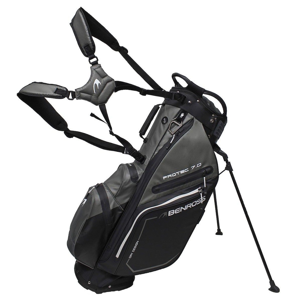 image 1 of Benross ProTec 7.0 Waterproof Stand Bag - Black/Grey