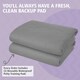 image 8 of Lynmark 2x Toddler Potty Training Bed Pads, Absorbs Up to 1000ml, 85x70cm | Grey | 2 pack | 2