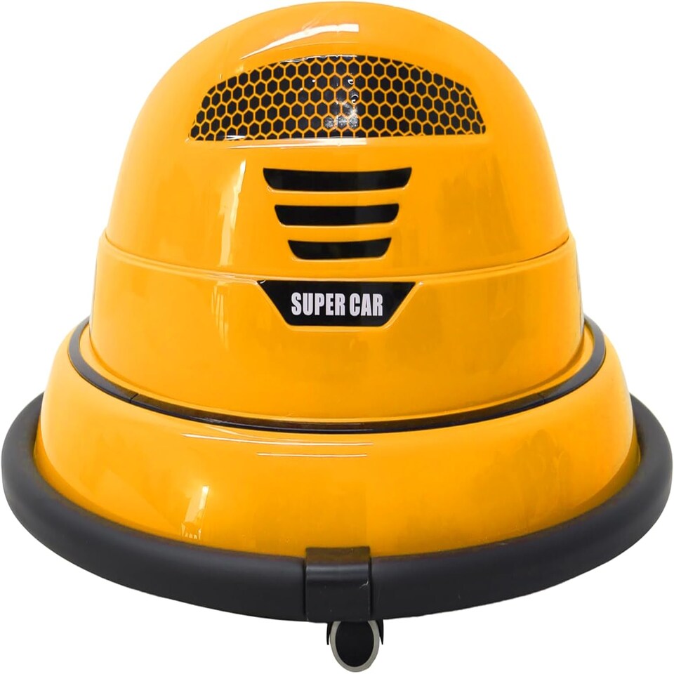 image 1 of Alivio Remote Control Bumper Car for Kids, 360° Spin with Lights, Music & Safety Belt (Yellow)