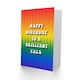 image 2 of Brilliant Zaza Trippy Psychedelic Pride Birthday Card