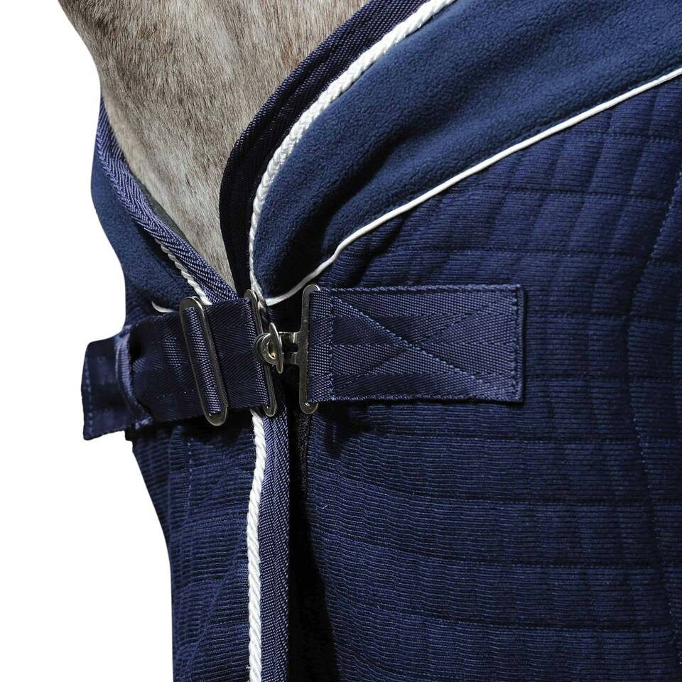 image 1 of Weatherbeeta Thermocell Standard-Neck Horse Cooler Rug - Navy/White - 6´ 3"