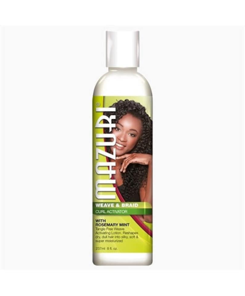 Mazuri Weave And Braid Curl Activator With Rosemary Mint 237 ml