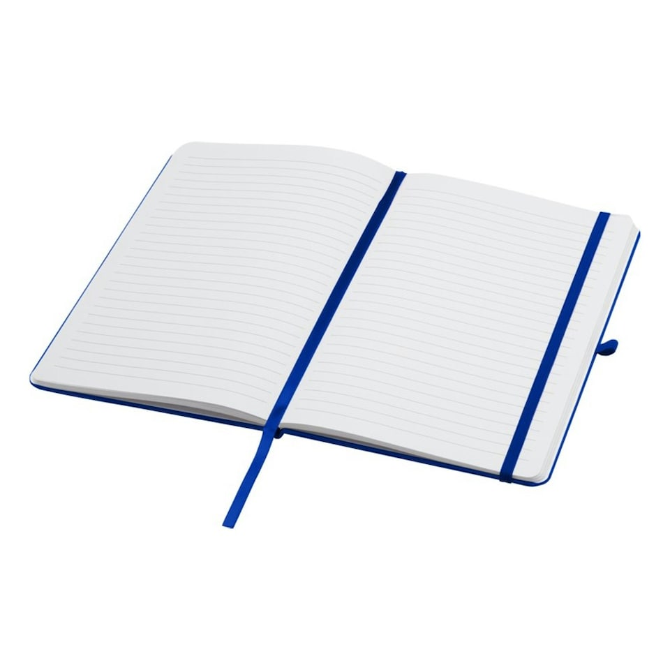 image 1 of Teak Hard Cover Recycled A5 Notebook - Royal Blue - One Size