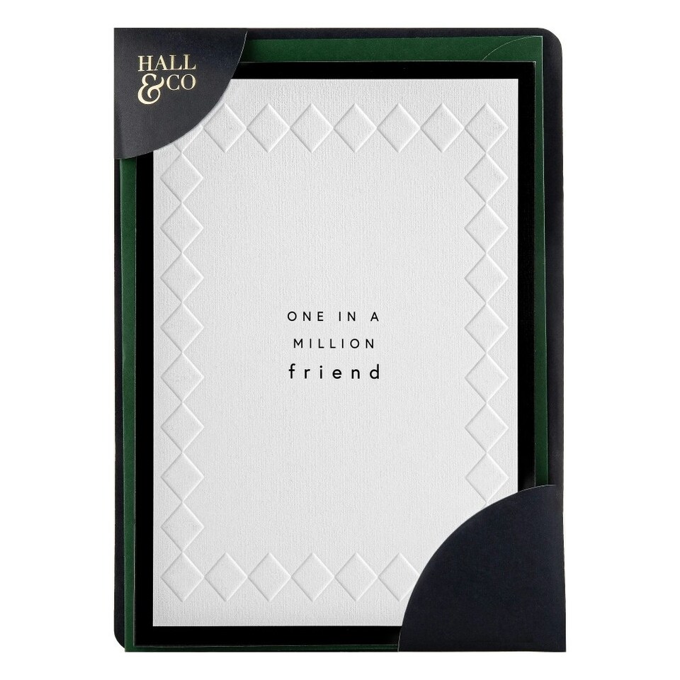 image 1 of Memento Luxe Premium Thank You Card for Friend with Mini Card, Keepsake