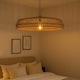 image 6 of CGC Extra Large 70cm Natural String Woven Round Easy Fit Lampshade Brown
