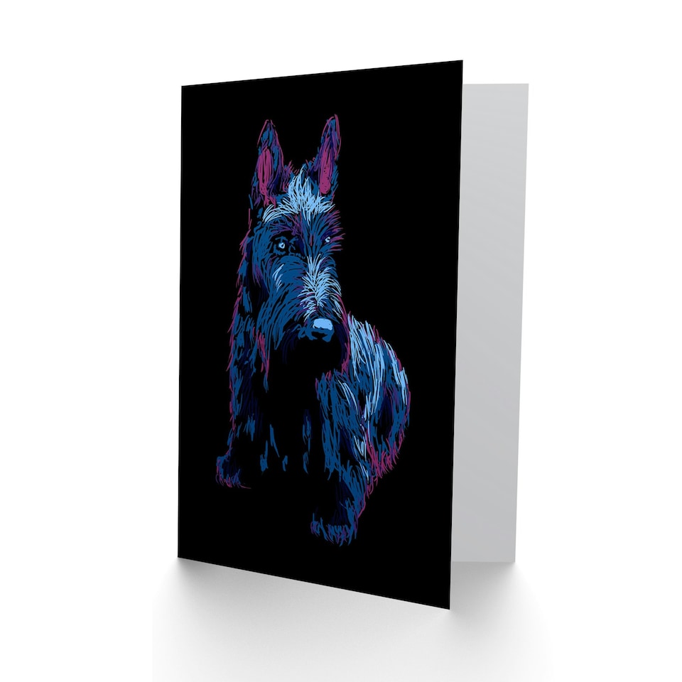 image 1 of Scottish Terrier Scottie Cute Scotland Dog Scottish Scotland Card