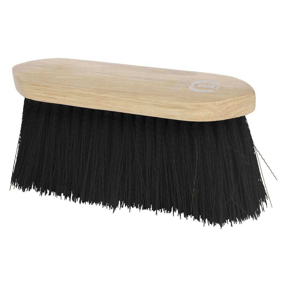 Imperial Riding Long Bristle Wooden Horse Dandy Brush - Black - One Size