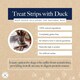 image 3 of Hollings Treat Strips with Duck Dog Training Treats, 100% Natural, Air Dried Duck Strips for Adult Dogs, Gluten Free & High in Protein (100g)