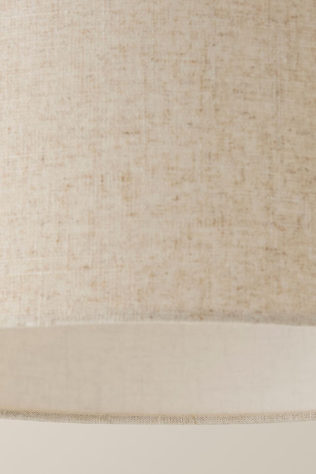 image 1 of ValueLights Reni Medium Fabric Linen Easy Fit Pendant Lamp Shade