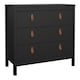 image 1 of Barcelona Chest 3 Drawers in Matt Black