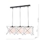 image 3 of Dreyson 3 Light Bar Pendant Matt Black and Opal Glass