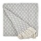 image 1 of Stockholm Collection Recycled Cotton Throw in Silver (50" x 60") Grey | Grey