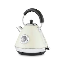 GEEPAS 1.7L  Electric Kettle, Retrovive Cream