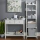 image 2 of Wham Studio 13 Piece Multi-Size Set Plastic Storage Baskets Ice White Grey