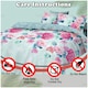 image 3 of VELVETIO Edith Complete Duvet Cover Set with Fitted Sheet Breathable Bedding Quilt Blue | King