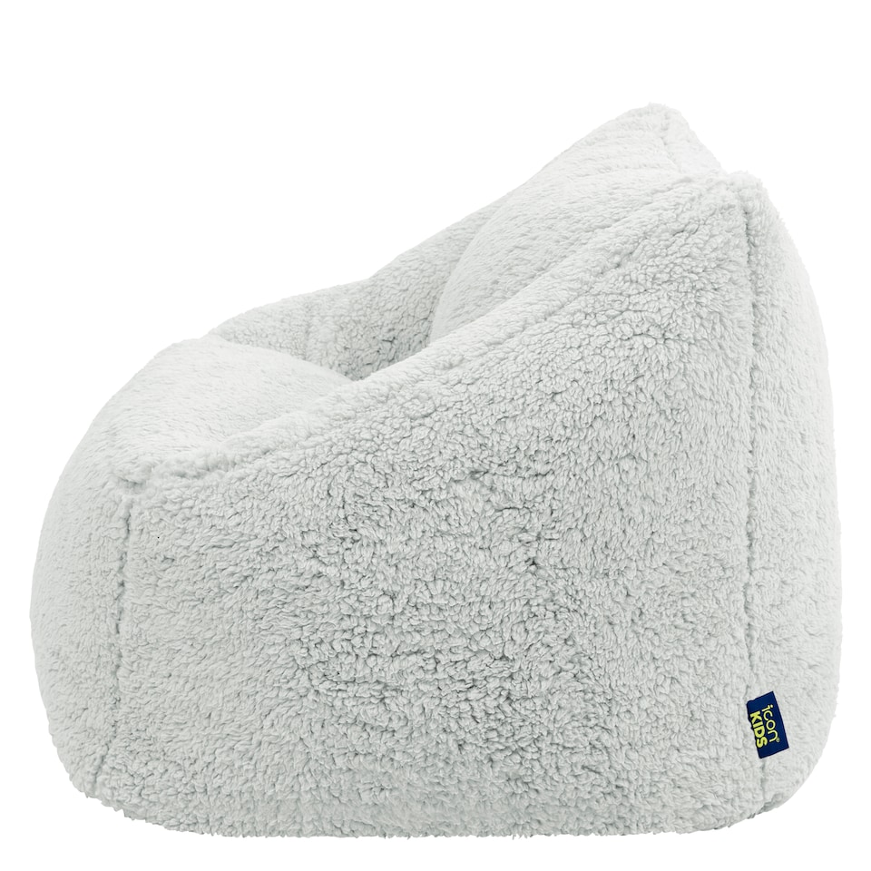 image 1 of icon Kids Teddy Bear Armchair Bean Bag Grey Childrens Bean Bags