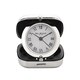 image 1 of Widdop Gifts Silver Fold Up Travel Alarm Clock