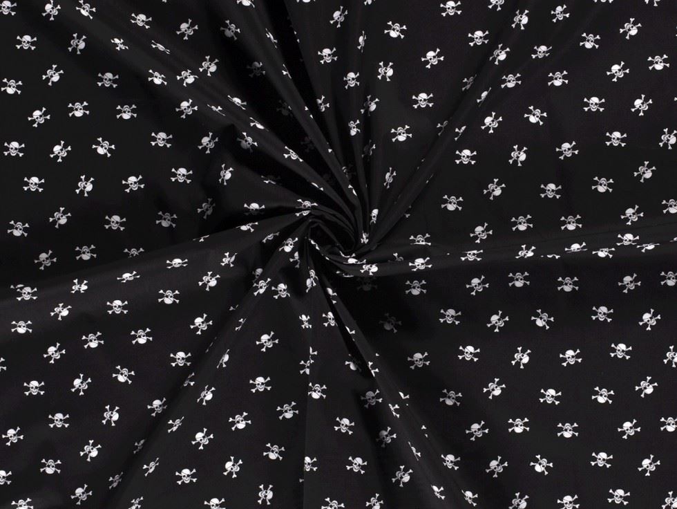 Black 100% Cotton Poplin Fabric for Dressmaking, Quilting, 140cm / 55" Wide - per metre