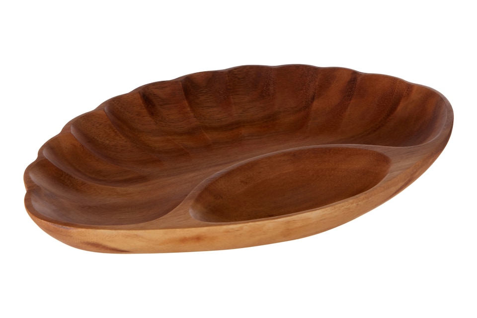 image 1 of Kora Acacia Chip and Dip Serving Dish