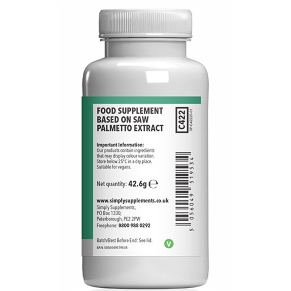 image 1 of Saw Palmetto 1,000mg - 180 Tablets