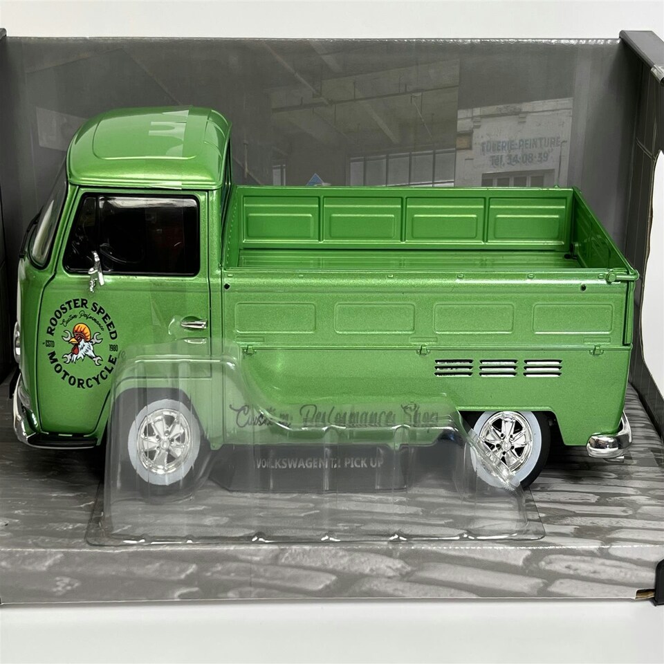 image 1 of Volkswagen T2 Pick Up Green Custom 1968 1:18 Scale Solido 1809401