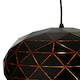 image 2 of Interiors by Premier Small Black and Copper Pendant Light