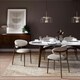 image 4 of KUKOON Modern Beige Distressed Marble Living Room Area Rug 200cm x 290cm Cream