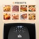 image 8 of HOMCOM 12L 8 in 1 Digital Air Fryer Oven with Roast, Bake, Dehydrate, 8 Preset Modes, Rapid Air Circulation, Timer, Inner Light, Memory Function, 1800W, Dish Wash Accessory, Black