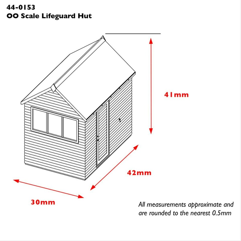 image 1 of Bachmann Scenecraft Lifeguard Hut (Pre-Built)
