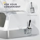 image 6 of PawHut Stainless Steel Litter Box, Enclosed Metal Litter Tray with Scoop 