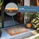 image 4 of Nicoman Rubber Elegant Red Tile Doormat - 60x40cm