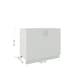 image 4 of JD Greta Adjustable Legs Kitchen Sink Unit 1000mm Cabinet With Doors - White Gloss