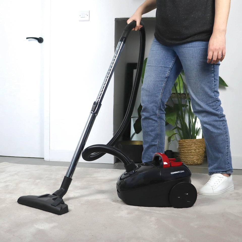image 1 of COMPACTCLEAN Bagged Cylinder Vacuum Cleaner, Ewbank EWVC0215B