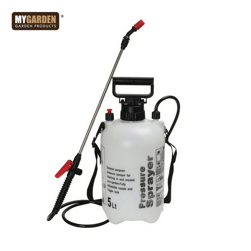 image 1 of Garden Pressure Sprayer Weed Spray Bottle Hand Pump Water Plant Chemical 1L