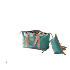 Stylish Duffel Bag & Toiletry Bag, Perfect Gym, Travel & Everyday Carry - Baby Blue