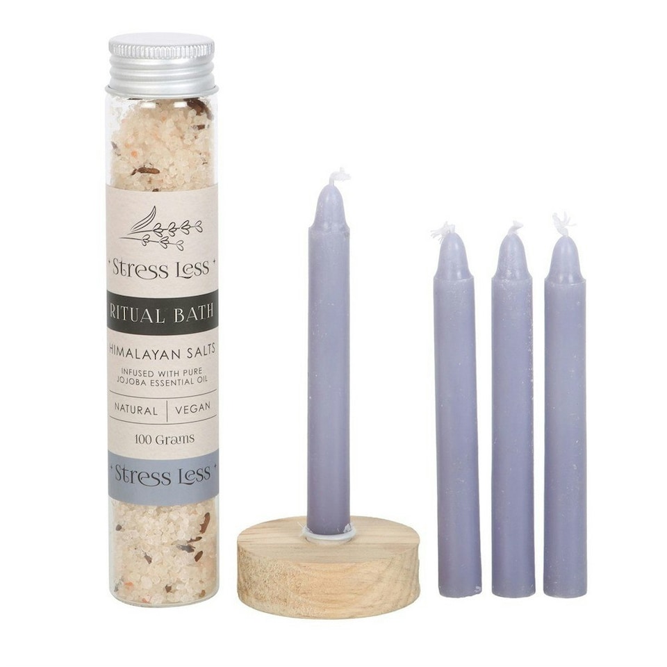Something Different Stress Less Herbal Ritual Bath Set - Purple - One Size