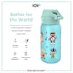 image 5 of Leak Proof Kids Water Bottle, BPA Free, 350ml (12oz) | Blue | Robots | One Size
